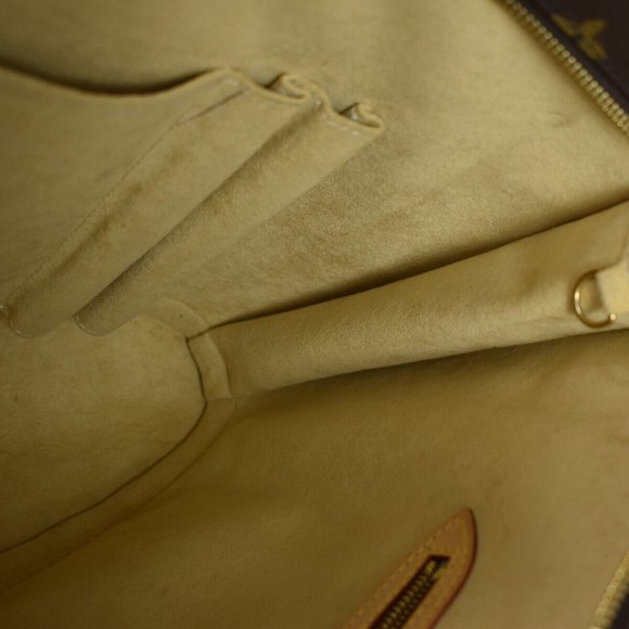 Auth LOUIS VUITTON BABYLONE Shoulder Bag Monogram Leather Brown France - Picture 7 of 16